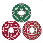 Christmas Trio Two - Small Donuts Shape (image for) Christmas Trio Two - Small Donuts Shape